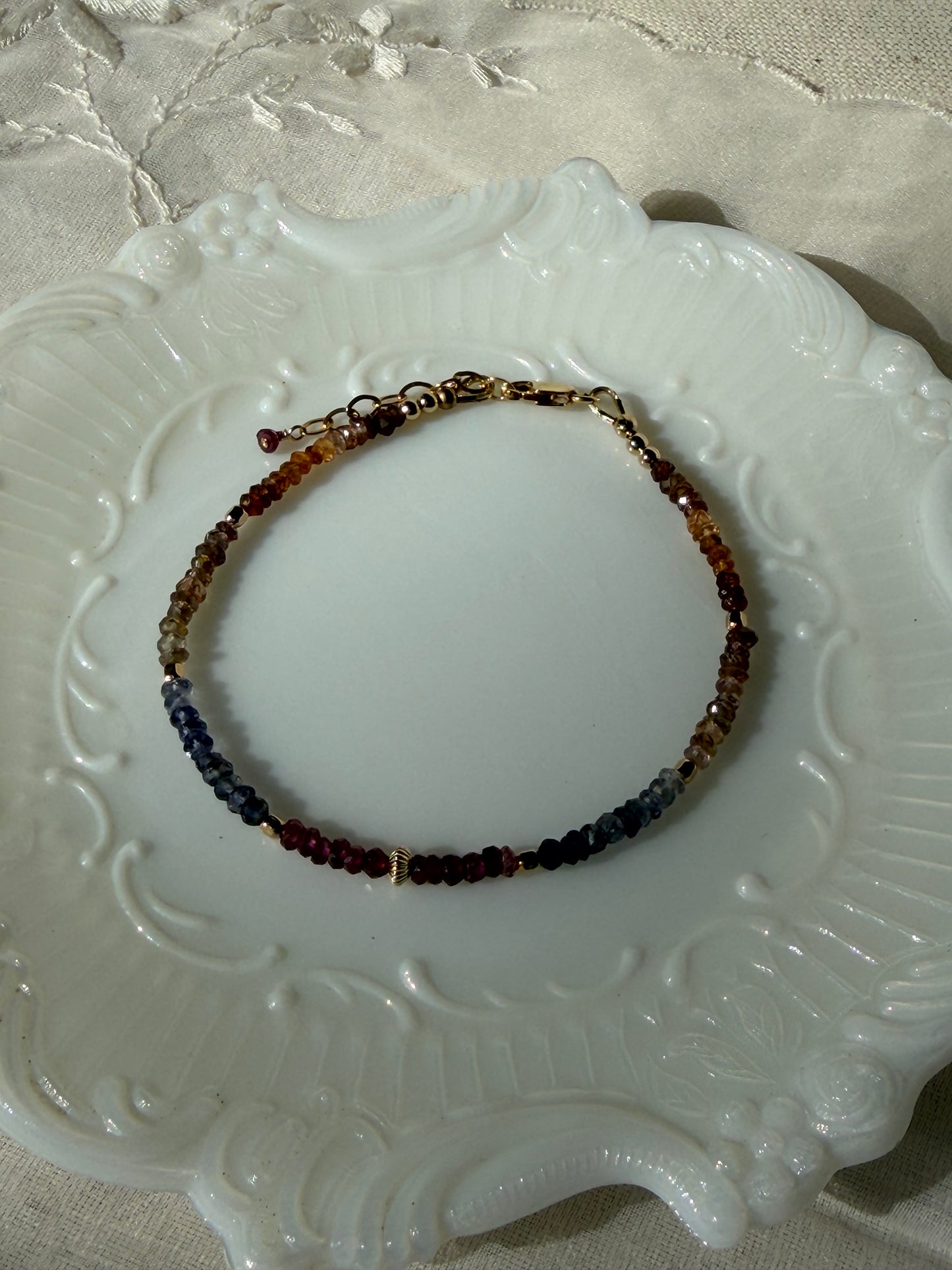 Faceted Tundra Sapphire Bracelet