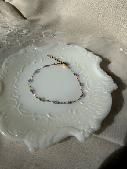 Dainty Tanzanite Bracelet