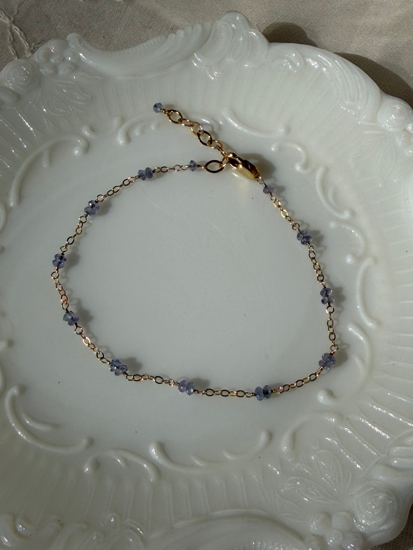 Dainty Tanzanite Bracelet