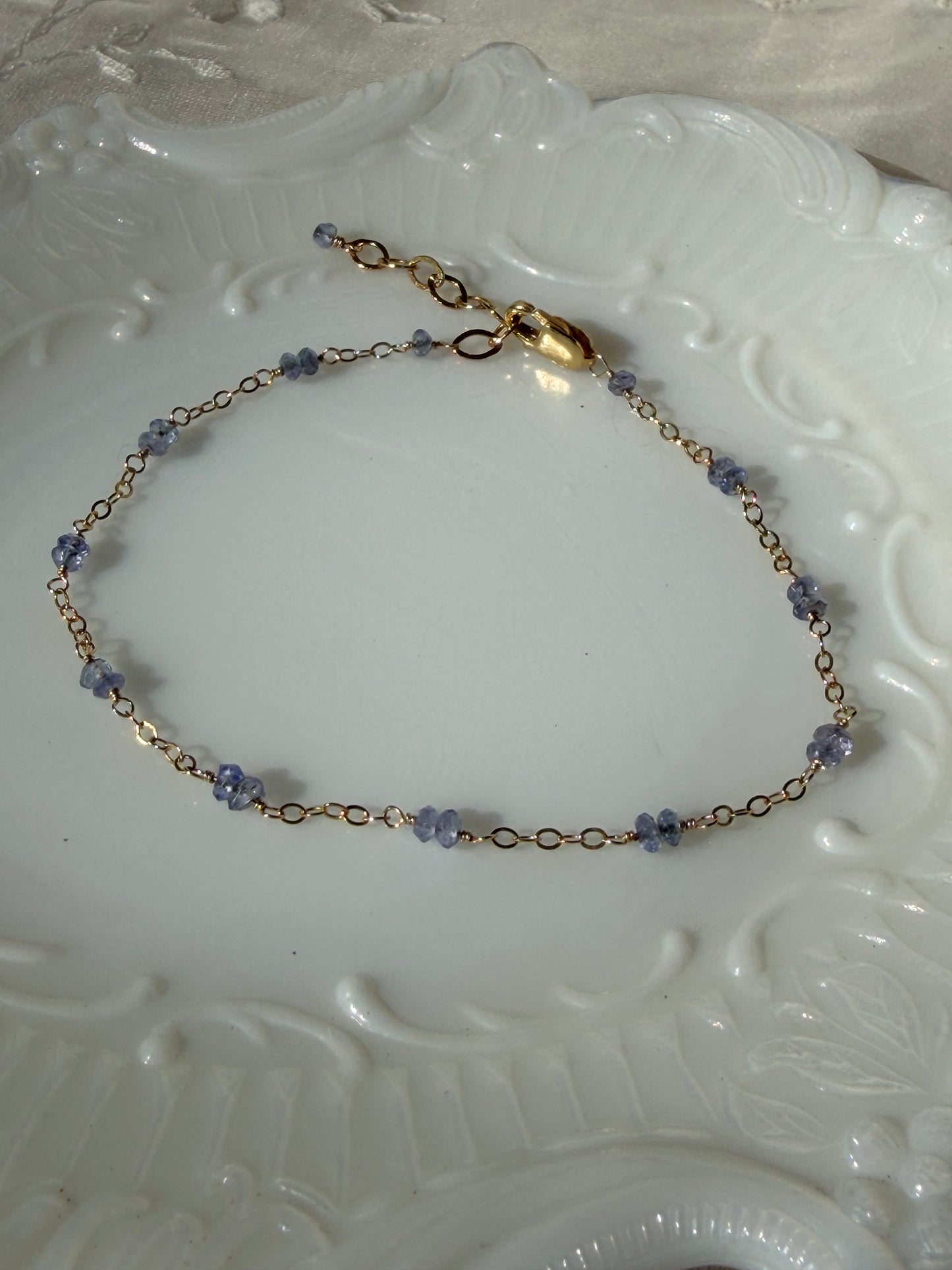 Dainty Tanzanite Bracelet