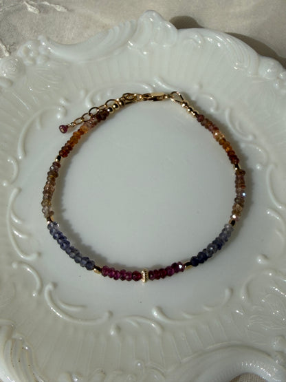 Faceted Tundra Sapphire Bracelet