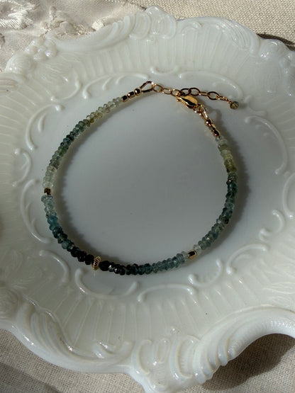 Moss Aquamarine Bracelet