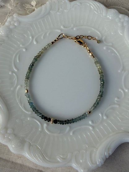 Moss Aquamarine Bracelet
