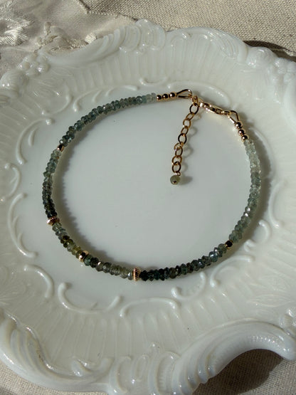 Moss Aquamarine Bracelet