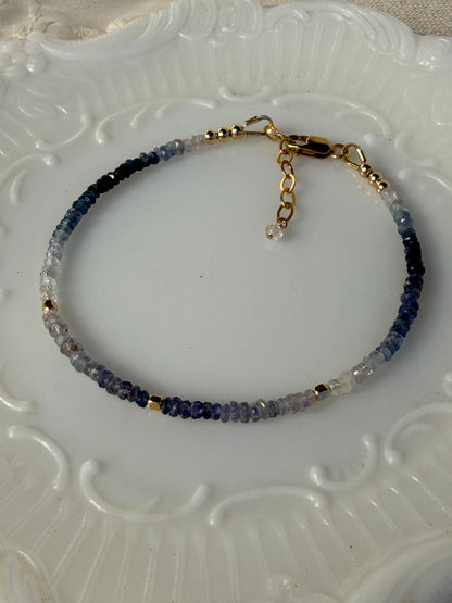 Blue Ombré Sapphire Bracelet