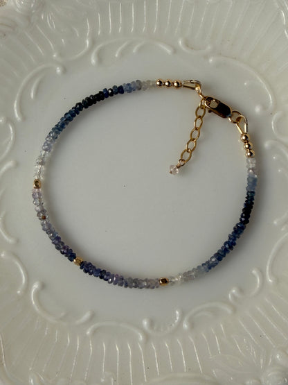 Blue Ombré Sapphire Bracelet